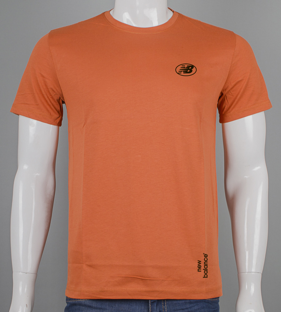 Футболка 100% Х/Б New Balance 4408м (Уп.4шт M-XXL), Цегляний