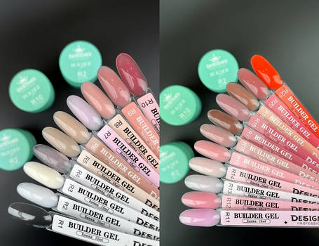 Выкрашенные палитры