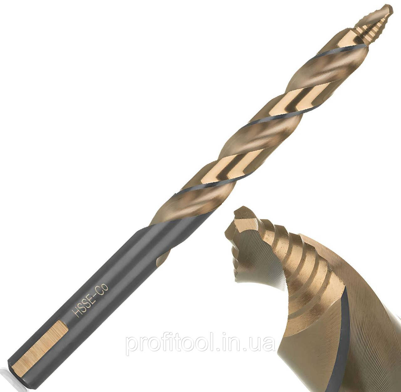 Свердло по металу PROFITOOL 2х24х49 мм HSSE-Co STEP-TEC, DIN 338 RN (40548) (1 шт.)