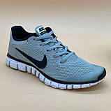 Чоловічі кросівки Nike Free 3.0 v2 Grey/White, фото 5