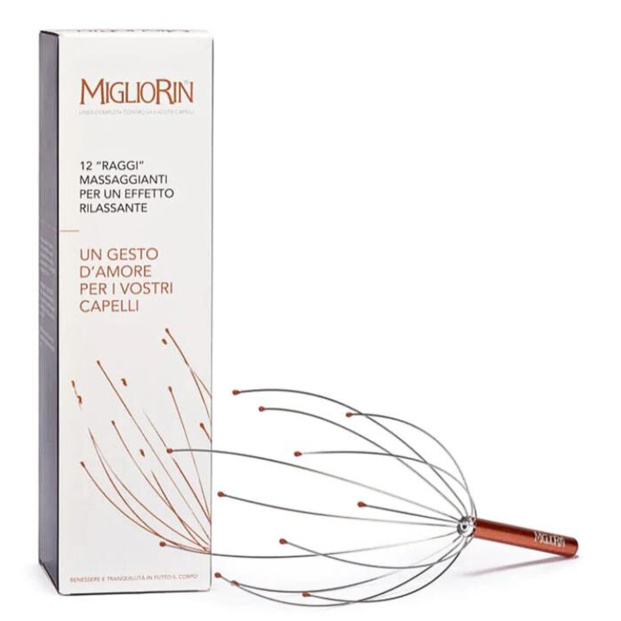Масажер для шкіри голови Migliorin – зняття стресу, розслаблення, покращення кровообігу