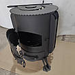 Буржуйка на дровах з варильної поверхнею "Ромашка", сталь 4мм, фото 8