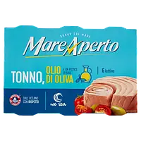 Тунець в оливковій олії Mare Aperto Olio di Oliva 6х70г