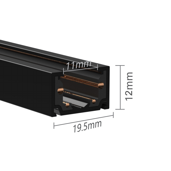 Магнітний шинопровід накладний Vela CX11 2м