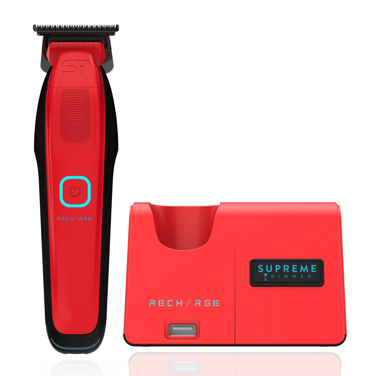 Тример для волосся ST Recharge ⚡️ Trimmer червоний, ST777/RED
