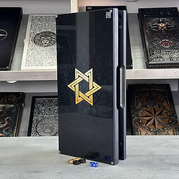 Нарди скляні з деревом Зірка Давида 50×24×6см подарункові