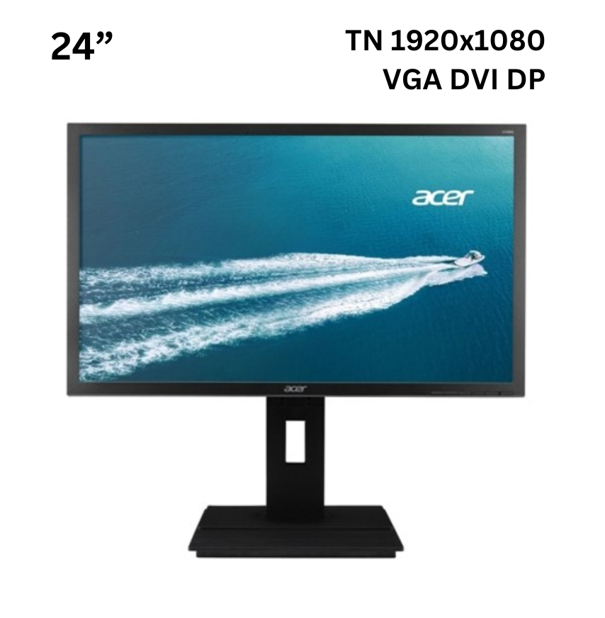 Монітор 24" Acer B246HL/TN 1920x1080 Full HD/DVI VGA DP Б/В