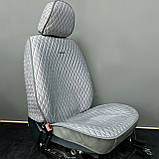 Повний комплект на сидіння CarFashion, модель RUBIN, сірий, фото 3