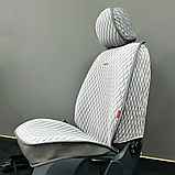 Повний комплект на сидіння CarFashion, модель RUBIN, сірий, фото 5