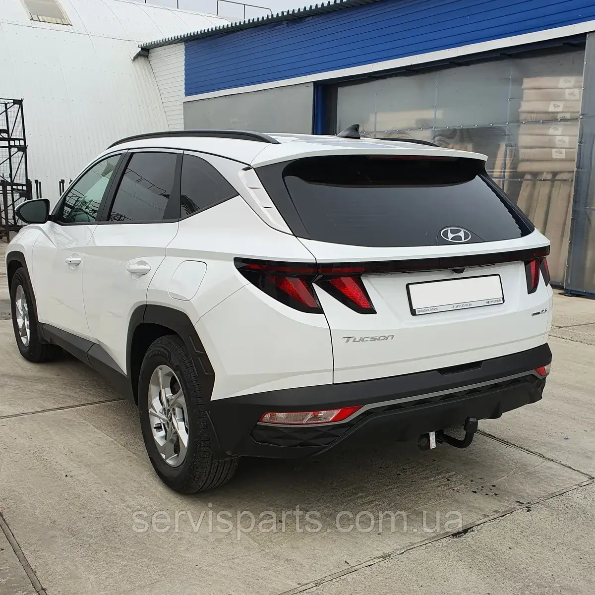 Фаркоп Hyundai Tucson IV 2021-2024 (Хендай Туксон 4) без підрізу бампера