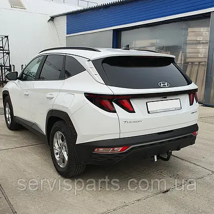 Фаркоп Hyundai Tucson IV 2021- (Хендай Туксон 4) без підрізу бампера, фото 1