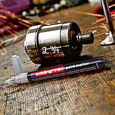 Paint Маркер e-791 1-2 мм круглий срібний, фото 3