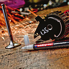 Paint Маркер e-791 1-2 мм круглий срібний, фото 4