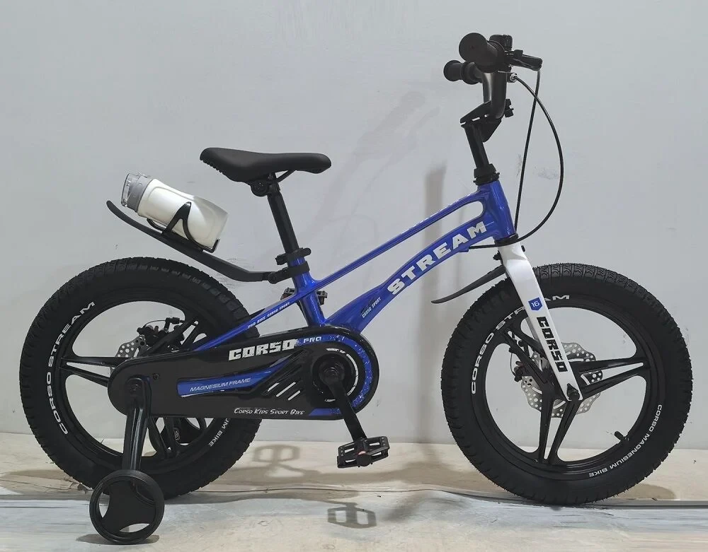Дитячий велосипед 16" Corso Stream SM-62190 синій на зріст 100-115 см