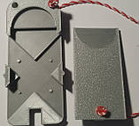 Кросс-пломба дял пломбування палет та коробів багаторазова під пластелін та печатку 28 мм, фото 2