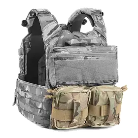 Панель задня HRT Zip-On Dual Removable GP Pouches, Колір: MultiCam