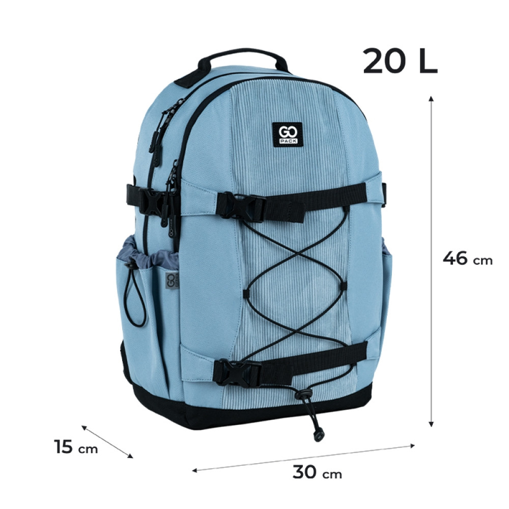 Рюкзак GoPack блакитний Education Teens GO25-186L-2