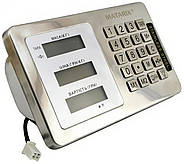 Електронна торгова вага до 150 кг на акумуляторі з платформою 30х40 см MATARIX MX-421, фото 3