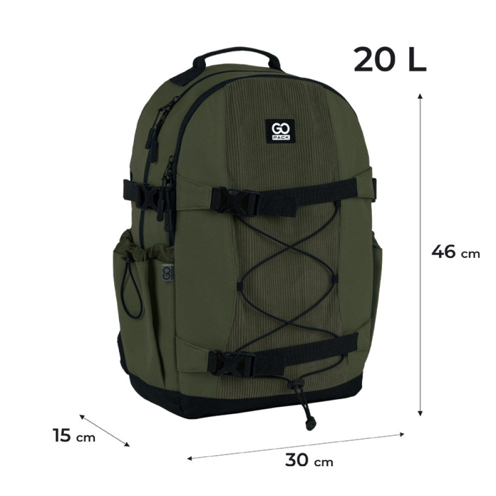 Рюкзак GoPack хакі Education Teens GO25-186L-3