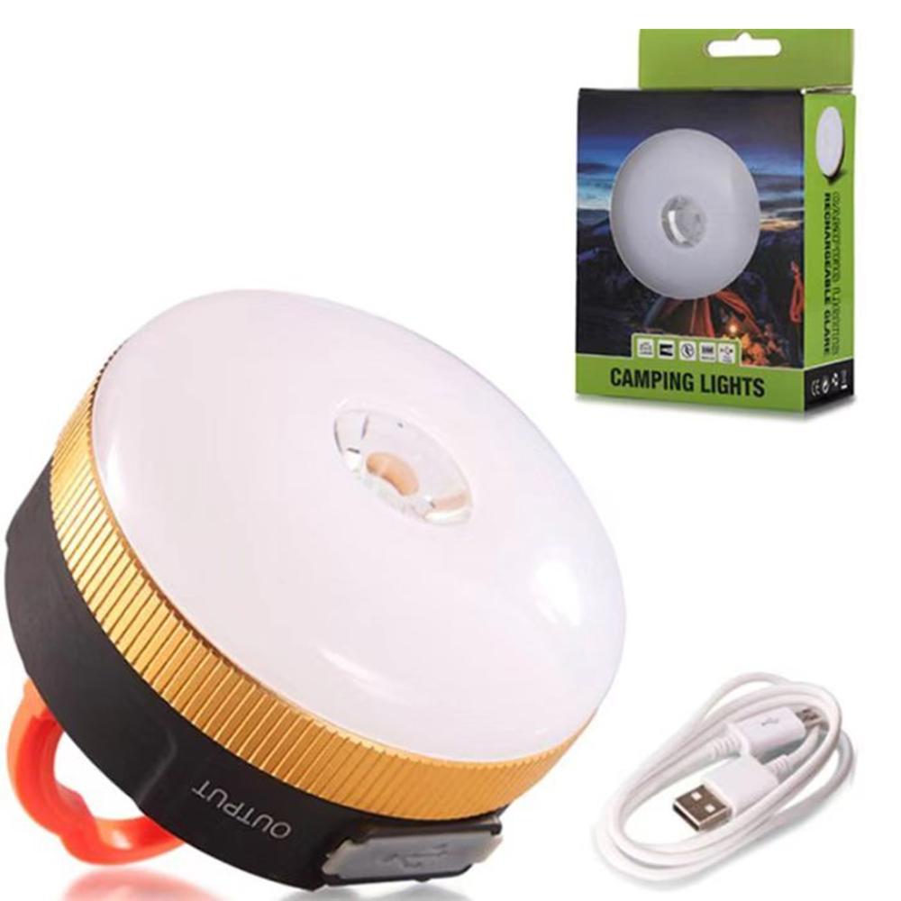 Ліхтар кемпінг YD-7-7SMD(white+red), 1х18650, power bank, ЗП Type-C, магніт, гак