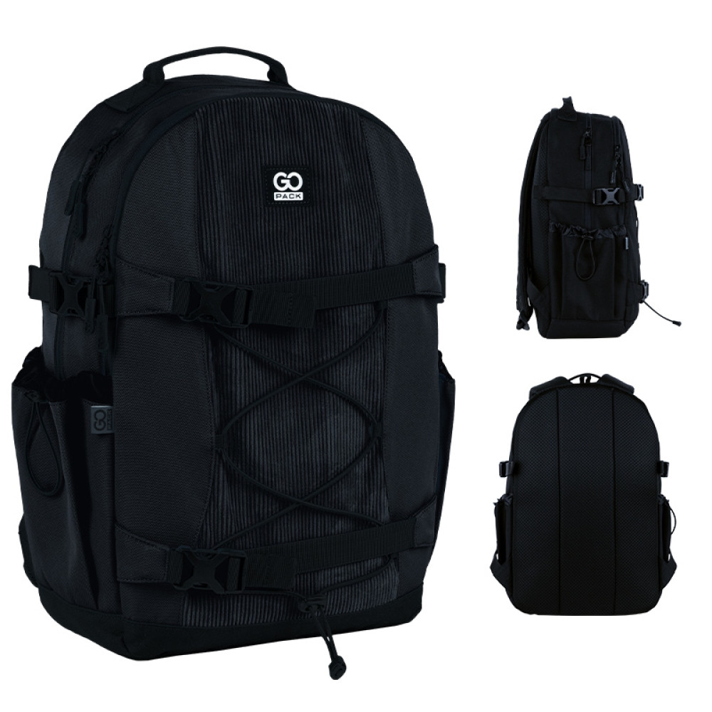 Рюкзак GoPack чорний Education Teens GO25-186L-1