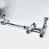 Змішувач-термостат для бойлера  Double MAXI  A1.16X  LONG  хромований Boiler Series, фото 8
