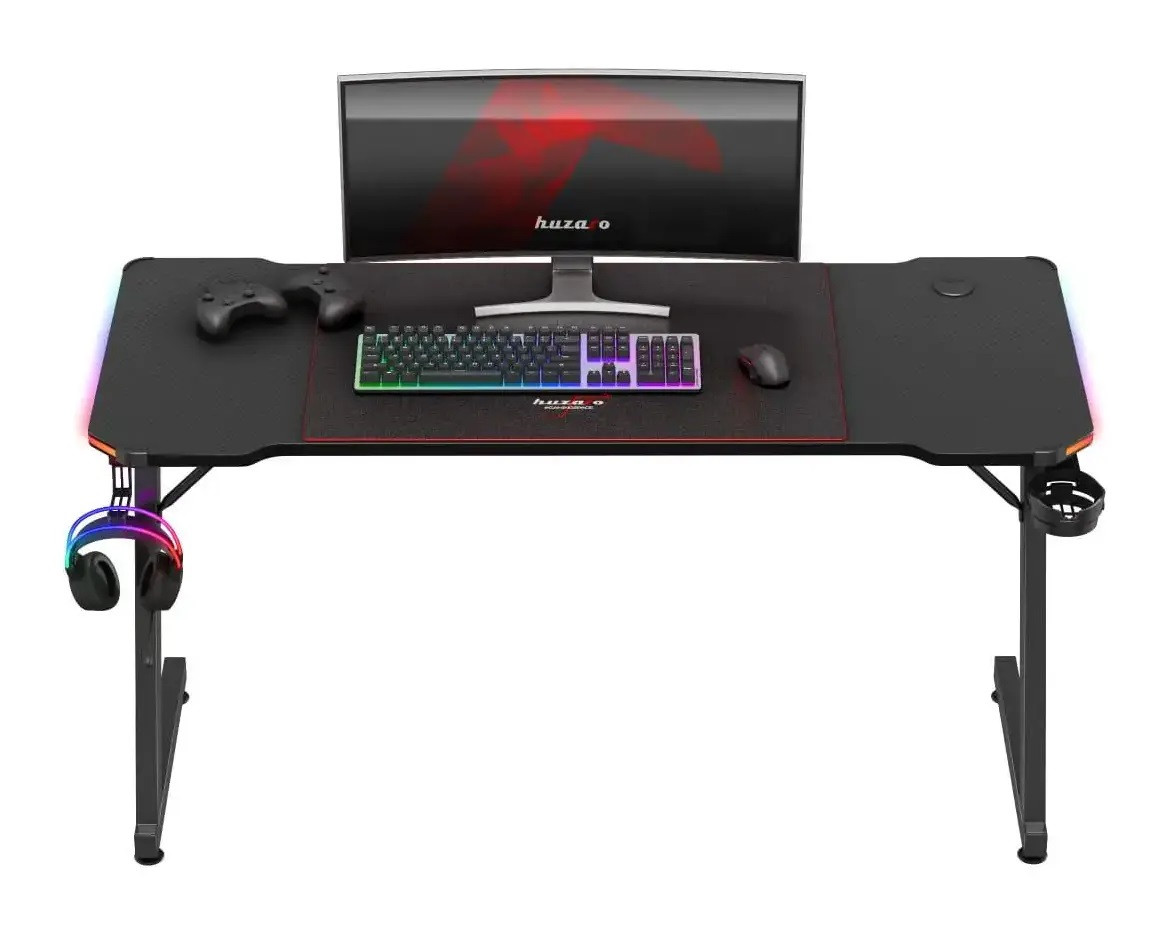 Геймерський стіл HUZARO HERO 3.3 RGB Чорний