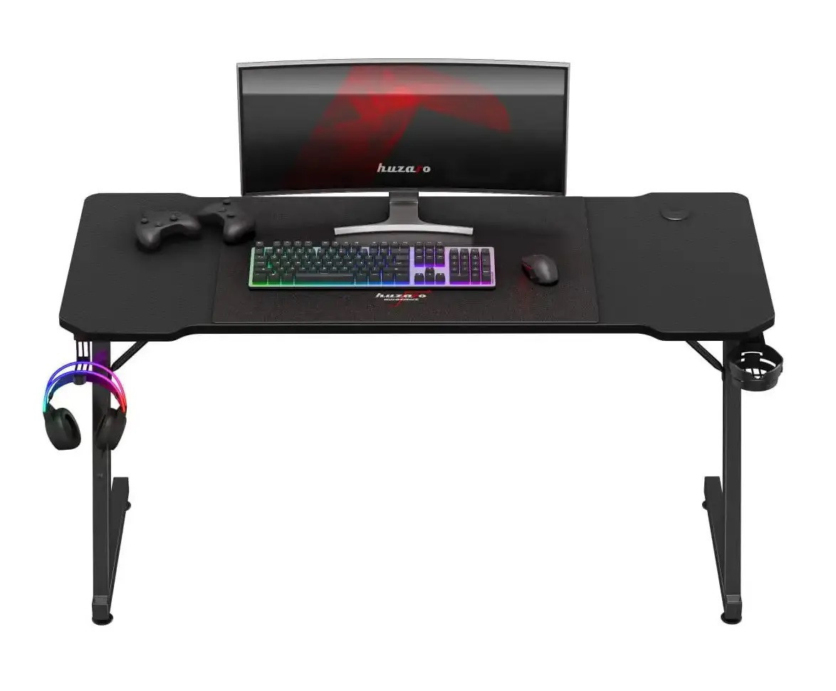Геймерський стіл HUZARO HERO 4.8 RGB Чорний