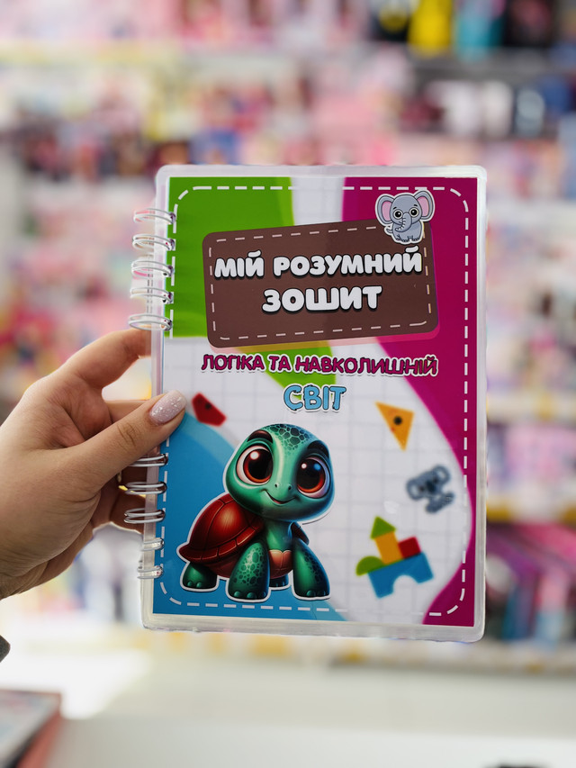 Багаторазовий розвиваючий зошит для дітей "Логіка та навколишній світ"