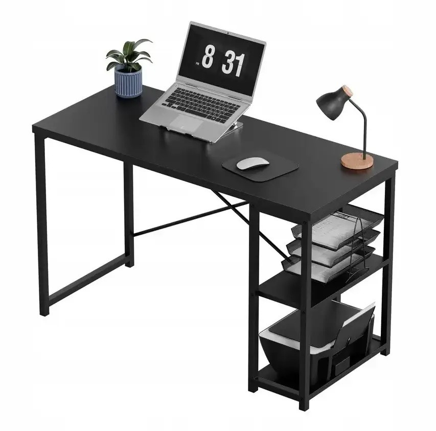 Офісний стіл Loft MarkAdler Leader 2.0 Чорний