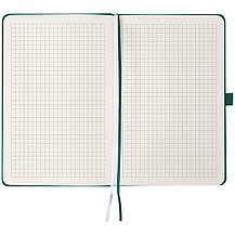 Книга записна Partner, 125*195, 96арк, кліт, зелений ліс, фото 4