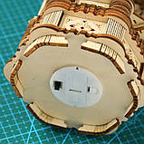 Конструктор Robotime 3D дерев'яний пазл модель Вінтажний ліхтар ROKR Vintage Lantern LG907, фото 4