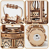 Конструктор Robotime 3D дерев'яний пазл модель Вінтажний ліхтар ROKR Vintage Lantern LG907, фото 8