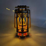 Конструктор Robotime 3D дерев'яний пазл модель Вінтажний ліхтар ROKR Vintage Lantern LG907, фото 9