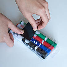 Маркер Whiteboard Comfort Grip 2552-A, 2 мм, набір 4 кол., фото 4