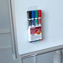 Маркер Whiteboard Comfort Grip 2552-A, 2 мм, набір 4 кол., фото 5