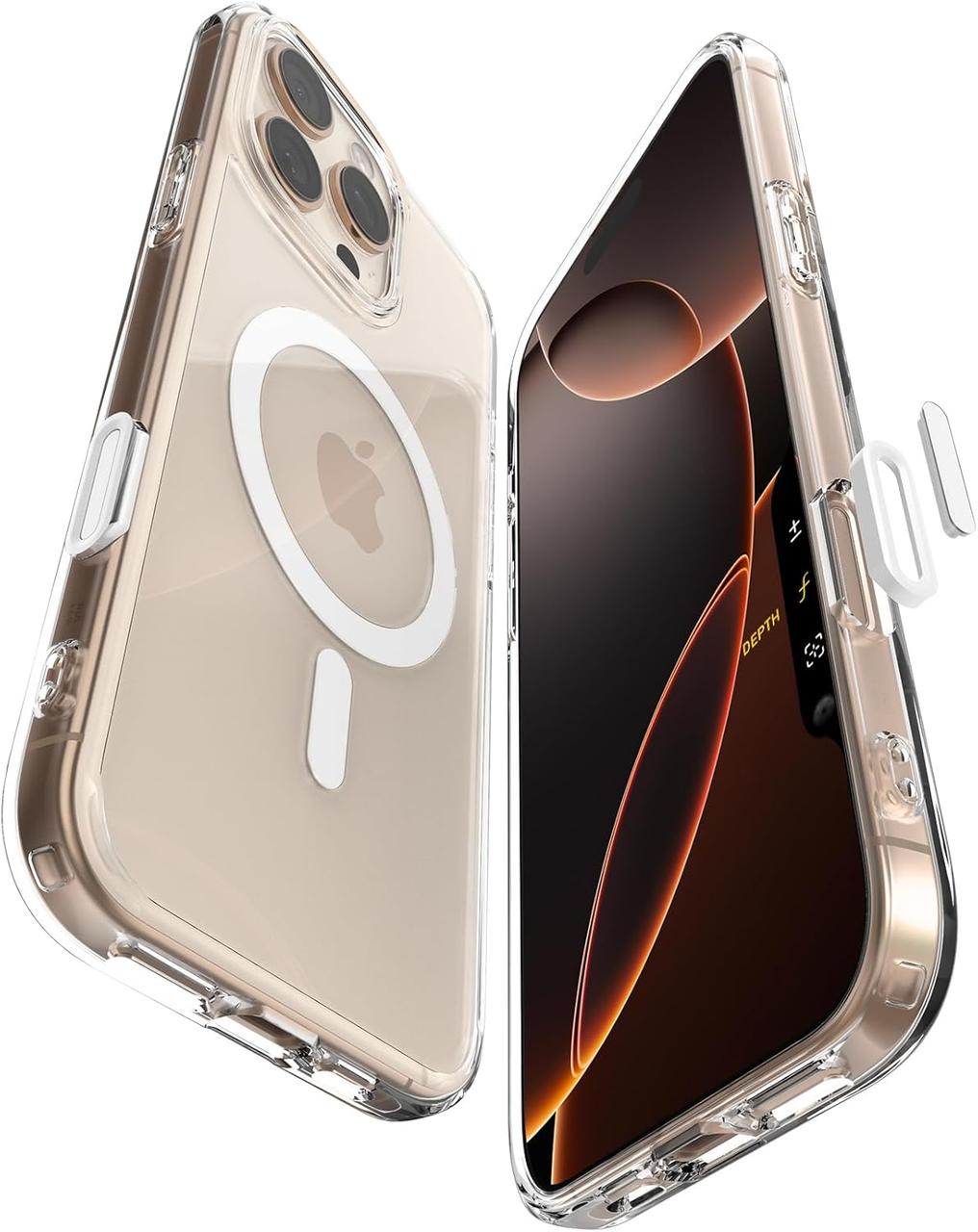 Чохол Spigen для iPhone 16 Pro Max - Ultra Hybrid T MagFit, White (ACS08505)