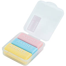 Набір гумок Pastelini у пластиковому боксі, 3 шт. асорті, фото 4