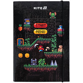 Папка для зошитів В5 на гумці картон, Pixel Game, фото 3