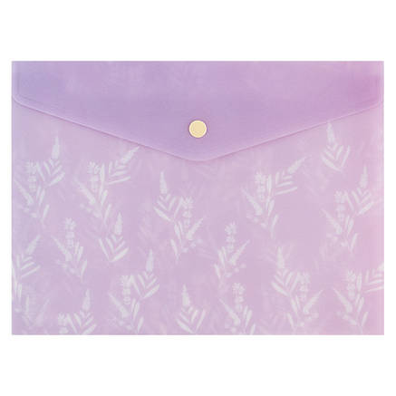 Папка на кнопці А5+ Lavender-3, фото 1