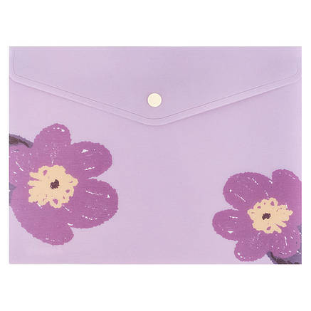 Папка на кнопці А5+ Lavender-4, фото 1