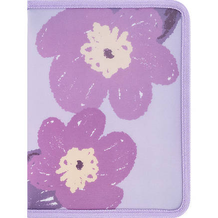 Папка об'ємна на блискавці А5+ Lavender-3, фото 1