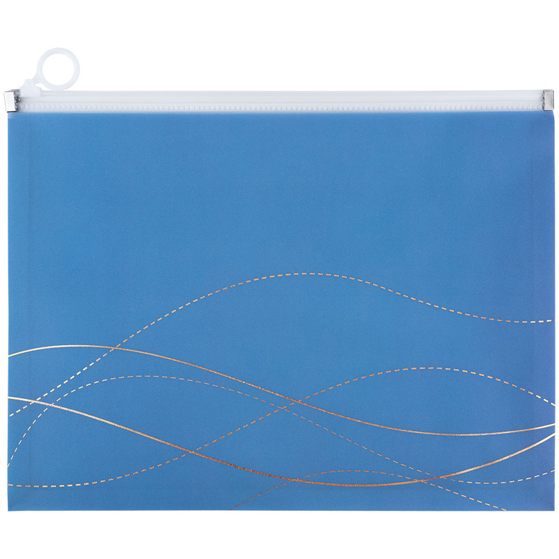 Папка на блискавці zip-lock, А4 Waves-2