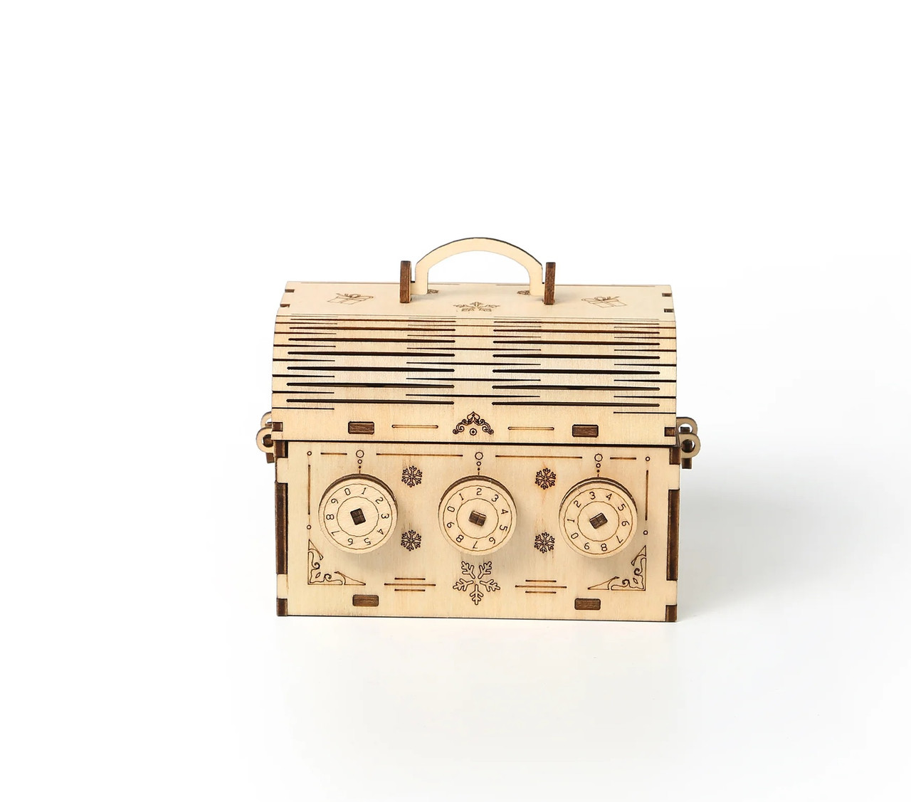 Конструктор Robotime 3D пазл дерев'яний Сейф для зберігання ROKR Storage Box LG845