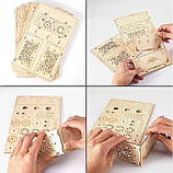 Конструктор Robotime 3D пазл дерев'яний Сейф для зберігання ROKR Storage Box LG845, фото 3