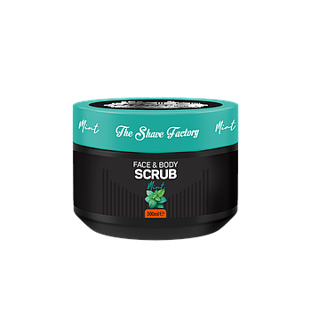 Скраб The Shave Factory для обличчя та тіла М'ята 300мл