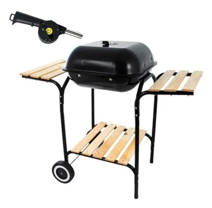 Гриль барбекю мангал садовий з кришкою та повітродувкою Maltec GrillMaster GM3000, фото 1