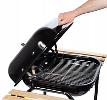 Гриль барбекю мангал садовий з кришкою та повітродувкою Maltec GrillMaster GM3000, фото 6