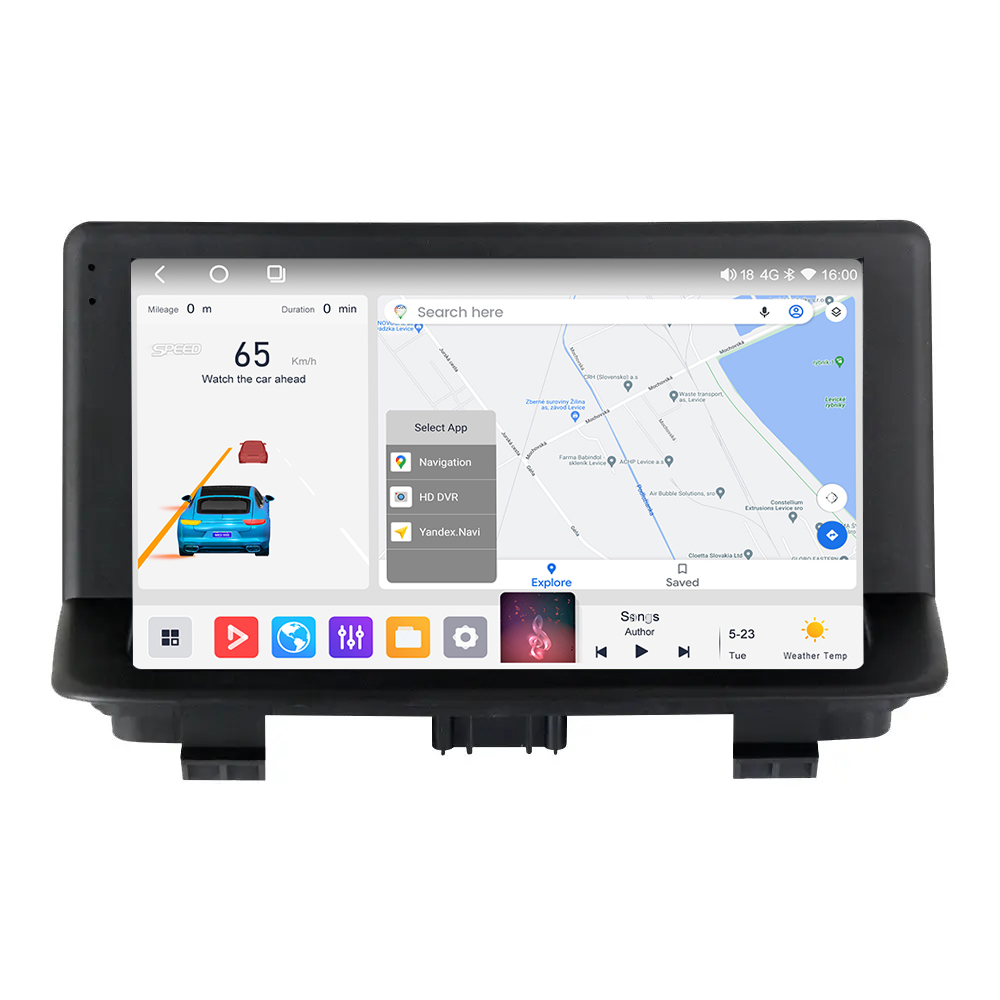 Штатна магнітола Mekede MS 2k Audi Q3 (2011-2020) (0 Din) CarPlay QleD, фото 1