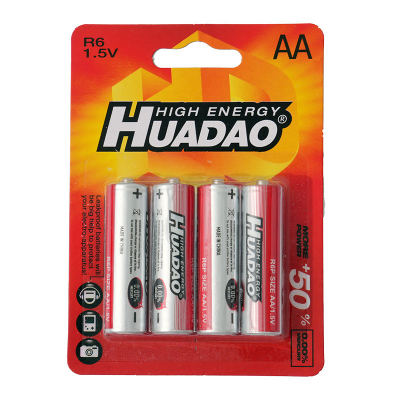 Батарейка Huadao R6 1.5V AA 4 штуки\блістер